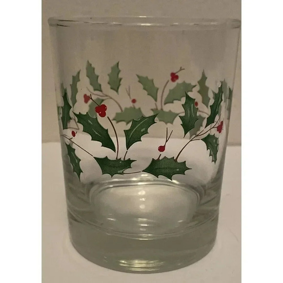 Lenox Holiday Old Fashioned Glass  4 1/8” H‎ x 3 1/4”W - Picture 1 of 7